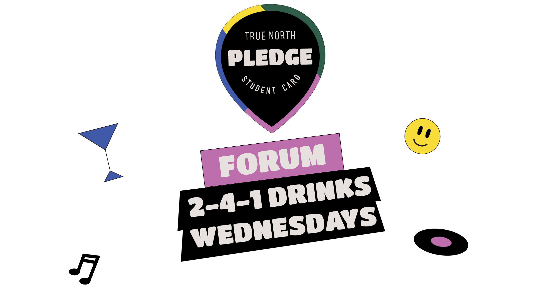 Pledge Student Discount Card: Sheffield Students 2-4-1 drinks.