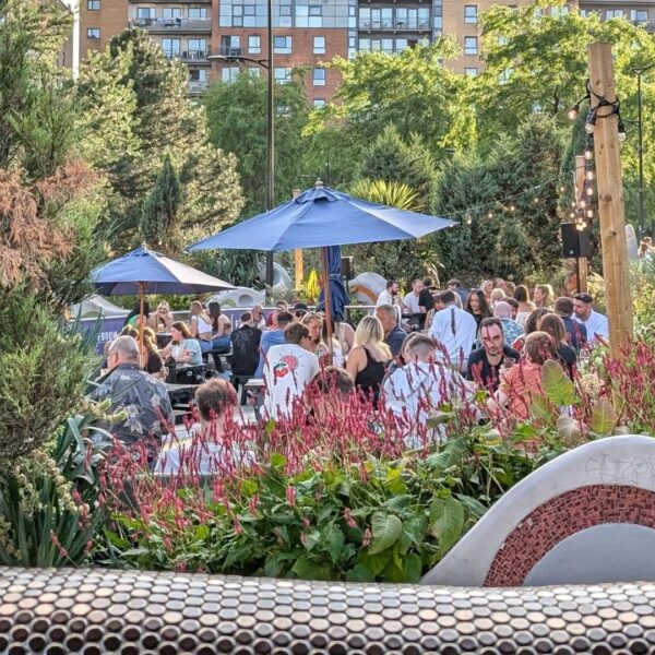 Forum terrace summer drinks food party